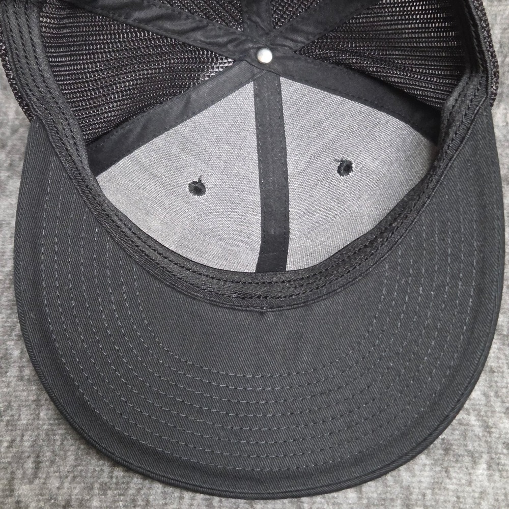 Columbia Baseball Cap Men L/XL Black PFG Flexfit Fish American Flag Mesh CU9144 - Picture 5 of 7